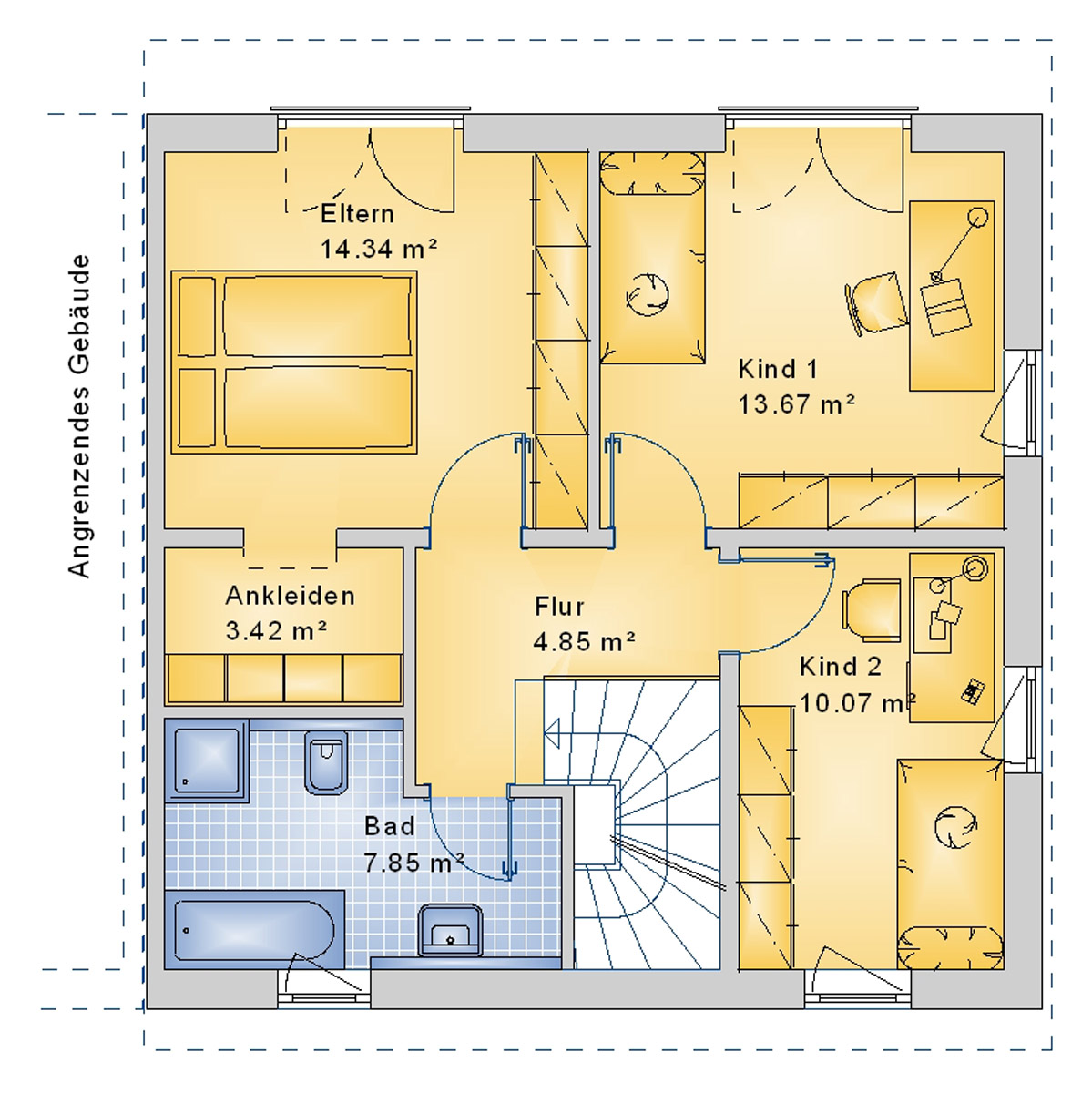 Doppelhaus 108 m² DG