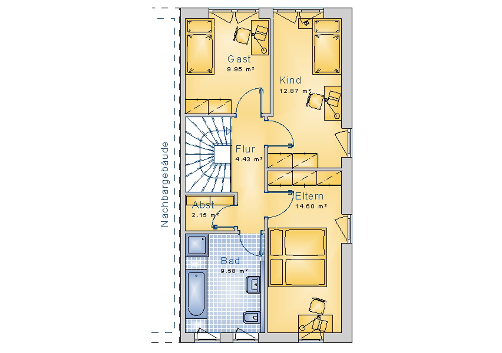 Doppelhaus 109 m² OG