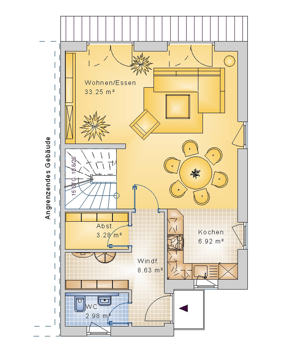 Doppelhaus 111 m² EG
