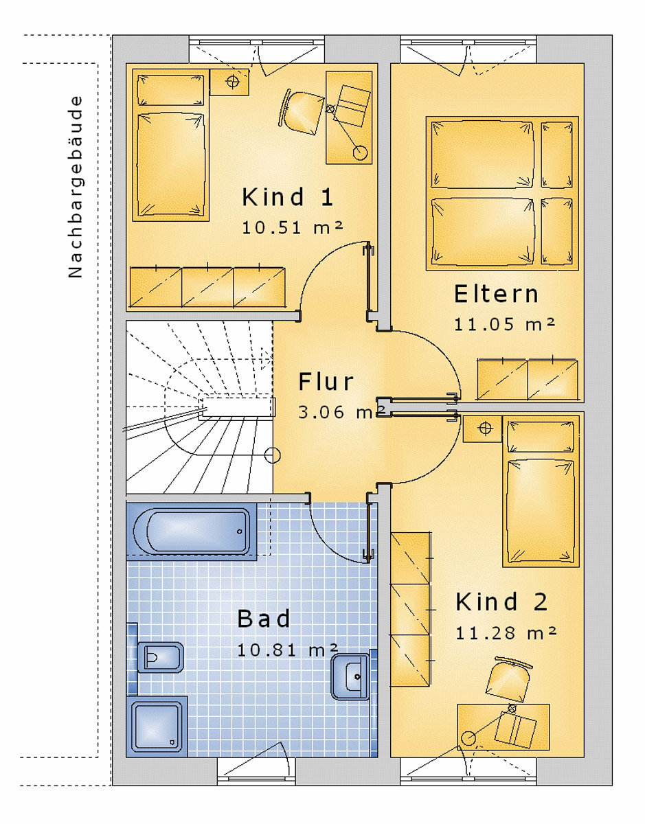 Doppelhaus 122 m² OG