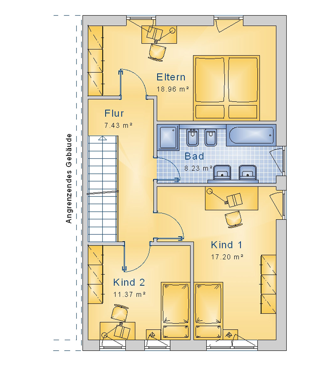 Doppelhaus 127 m² OG
