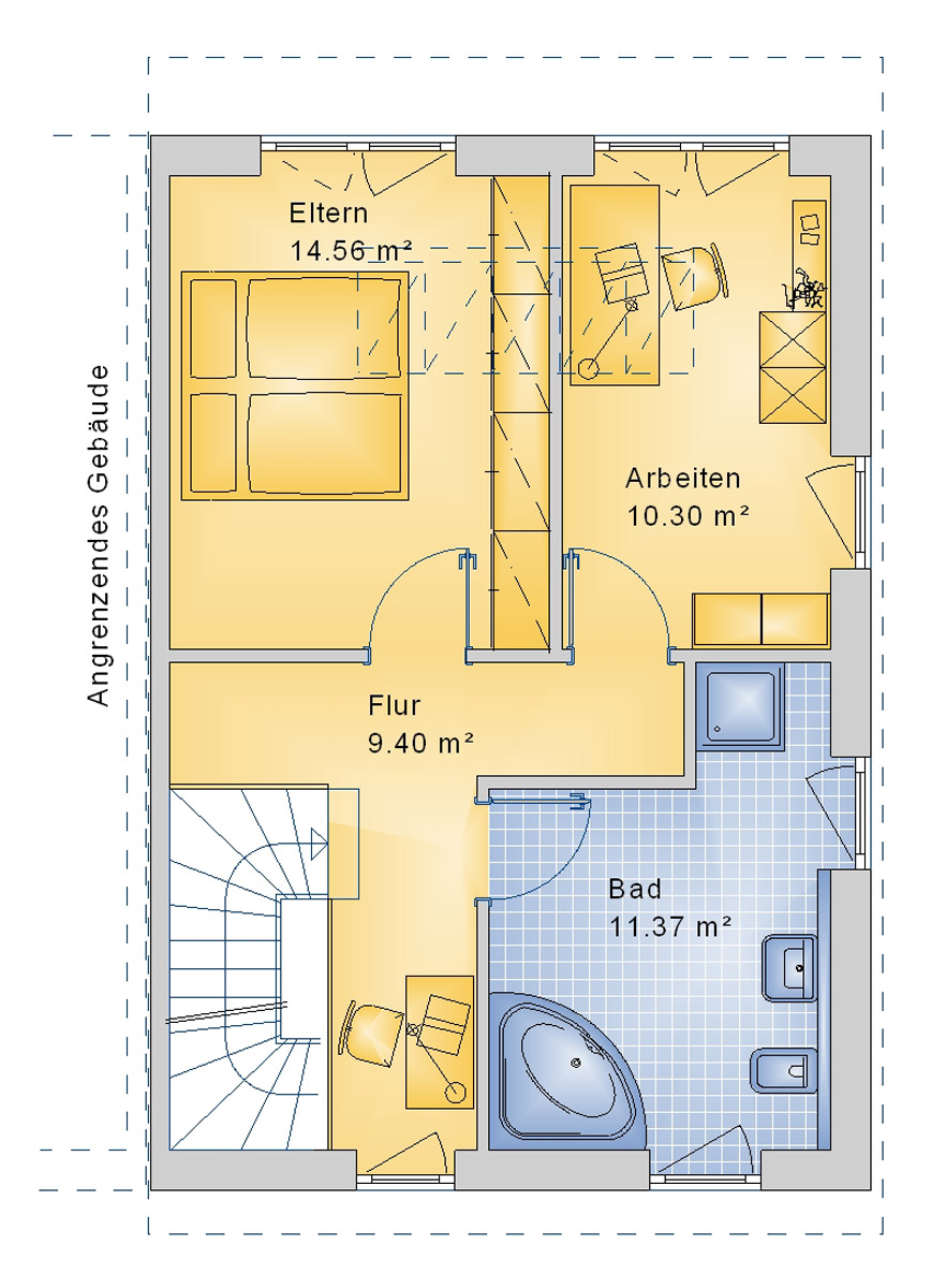 Doppelhaus 140 m² DG
