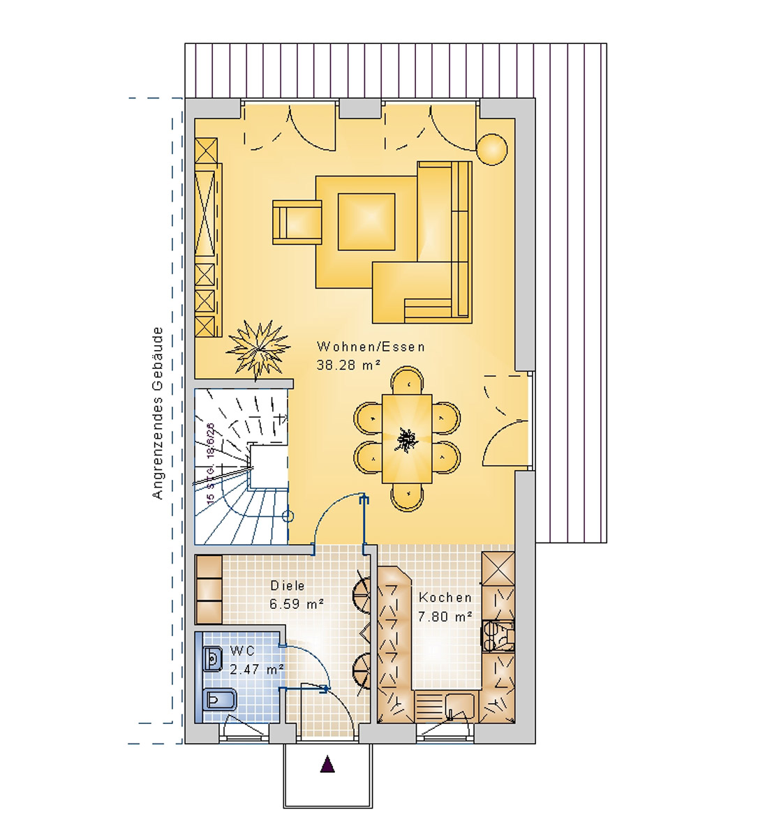 Doppelhaus 155 m² EG