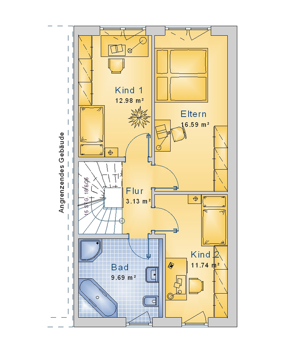 Doppelhaus 155 m² OG