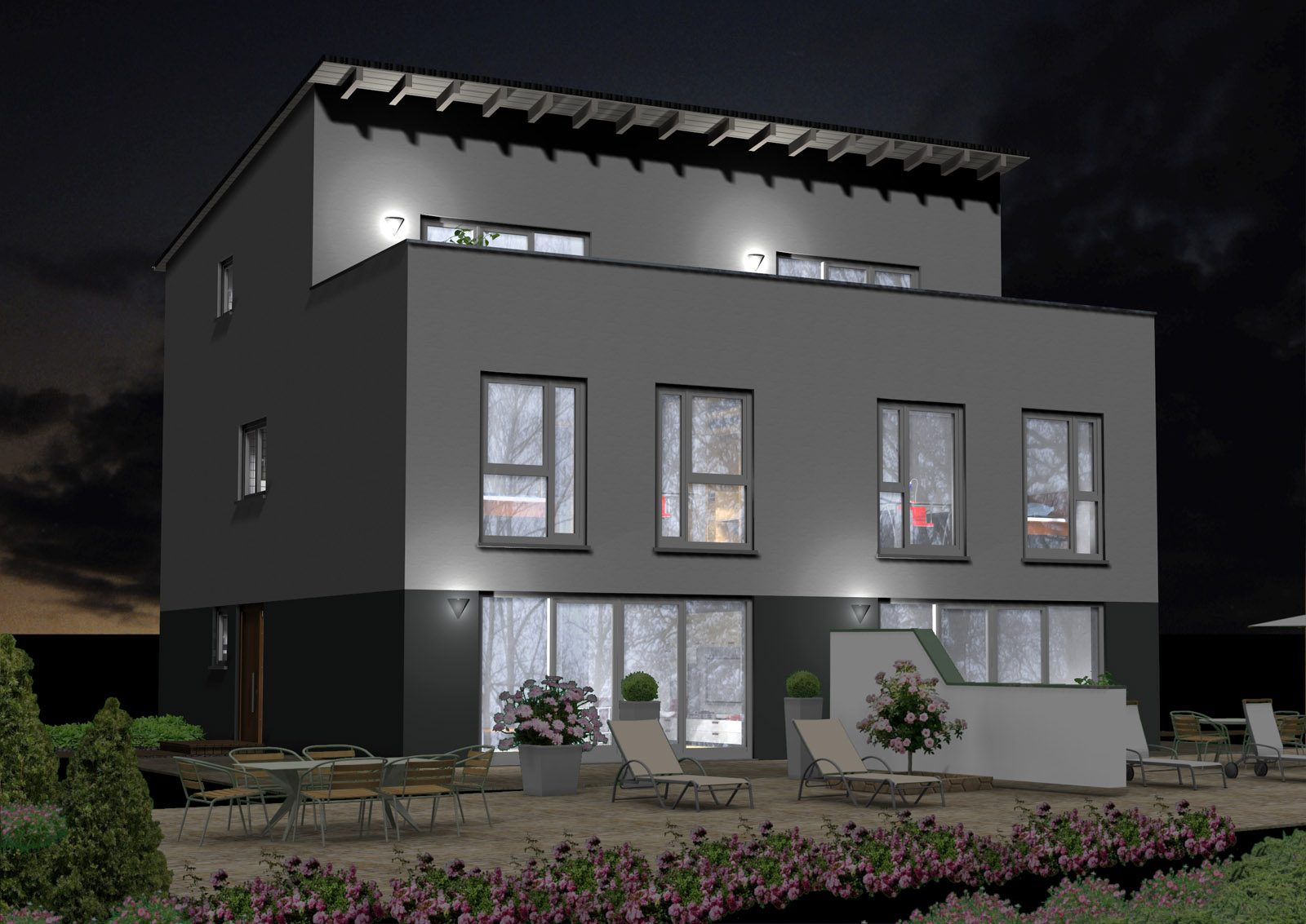 Doppelhaus 168 m² Ansicht 2
