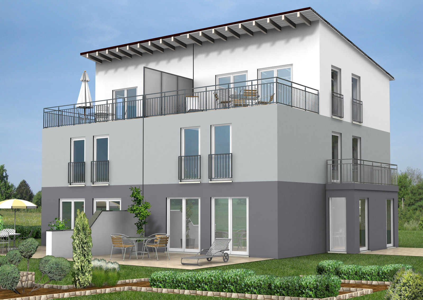 Doppelhaus 177 m² Ansicht 2