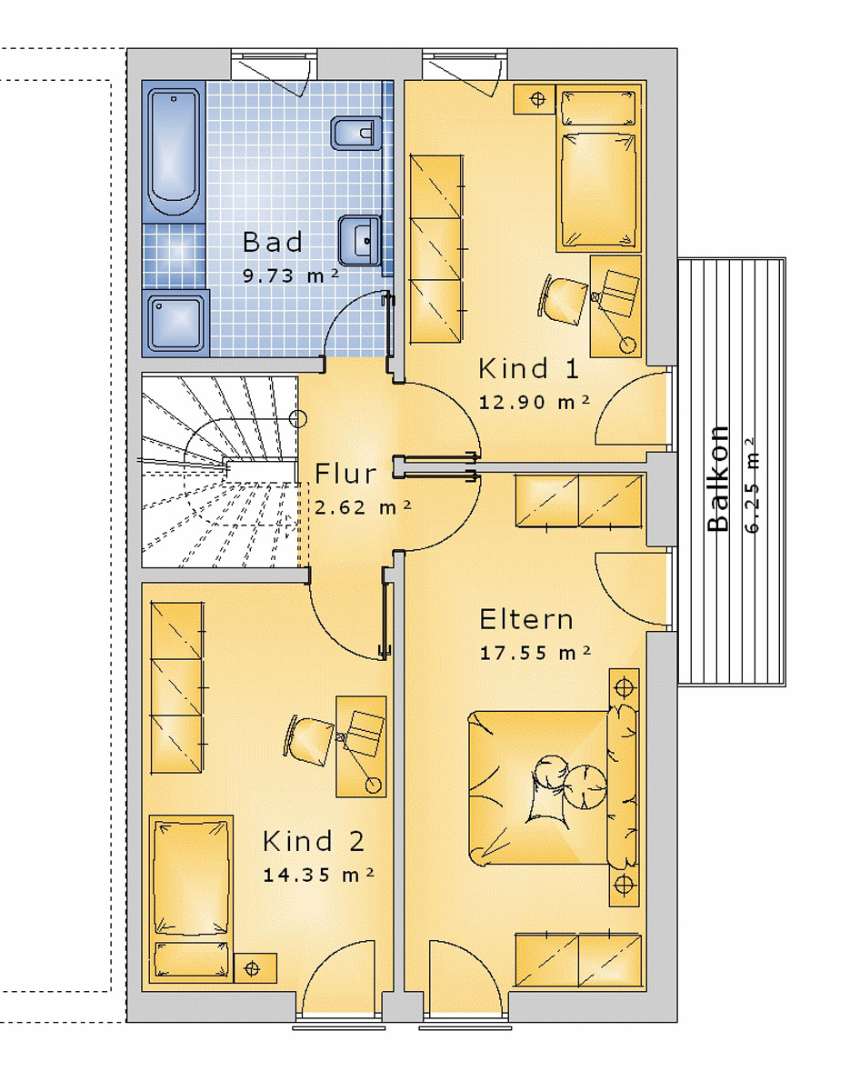 Doppelhaus 177 m² OG