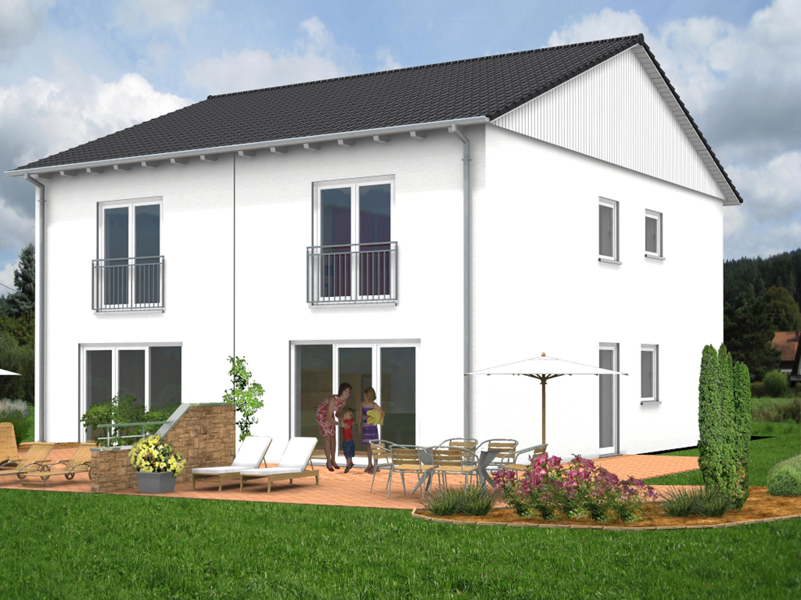 Doppelhaus 95 m²