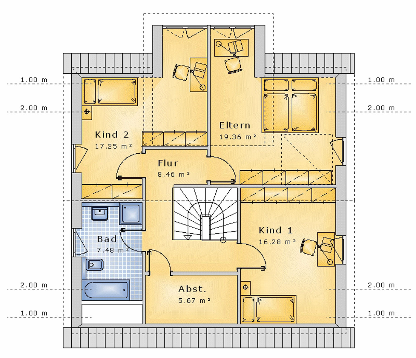 Giebelhaus 145 m² DG