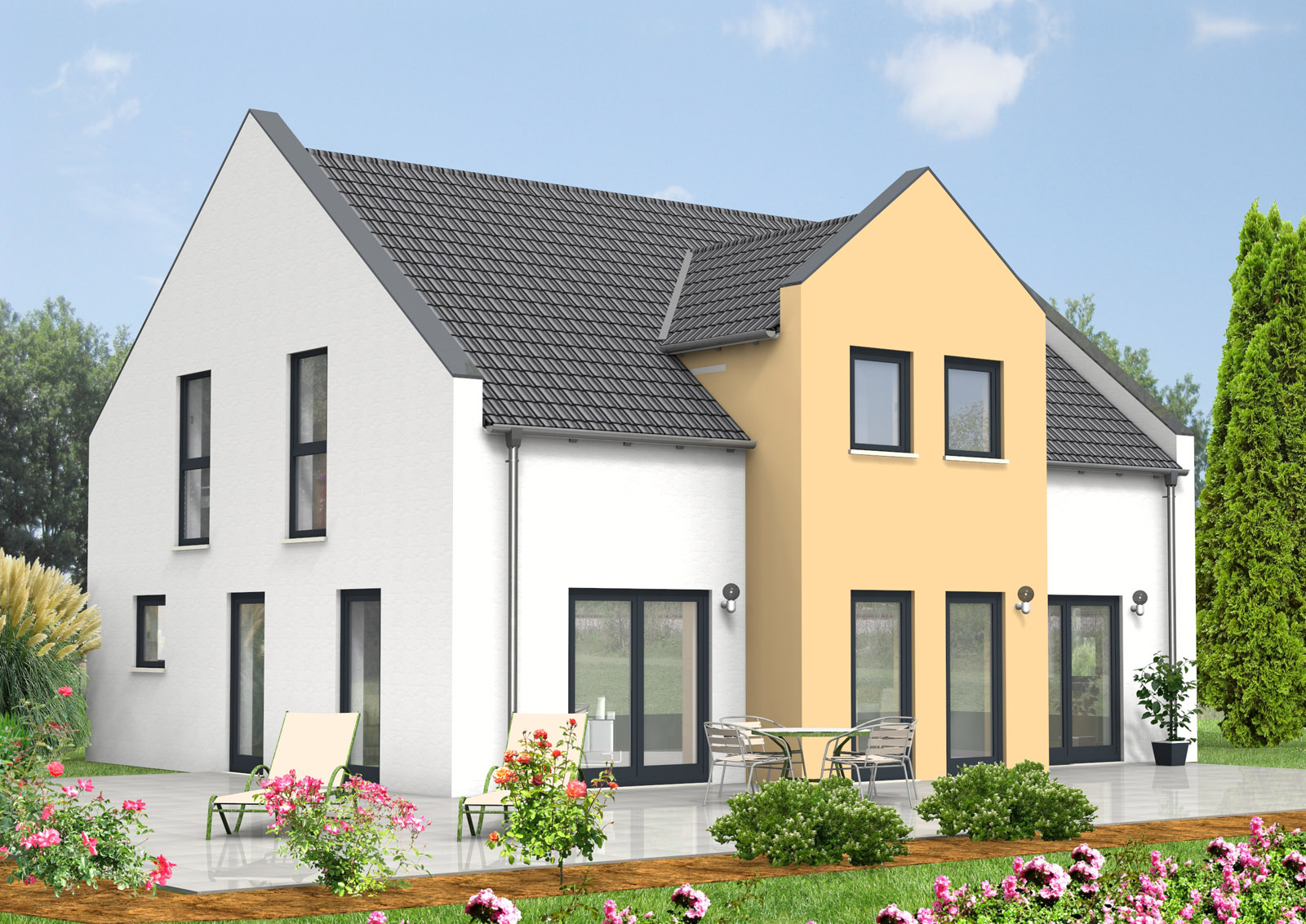 Giebelhaus 184 m² Ansicht 2
