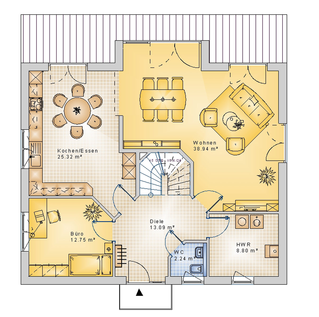 Giebelhaus 187 m² EG