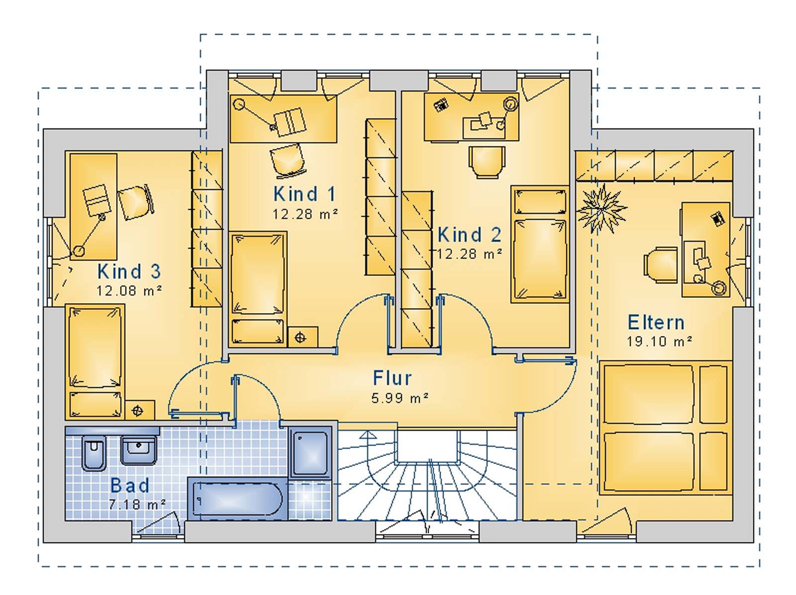 Pultdachhaus 139 m² DG