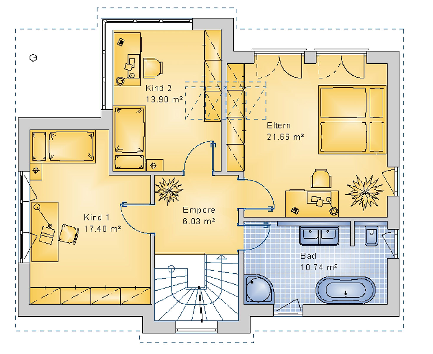 Pultdachhaus 142 m² DG