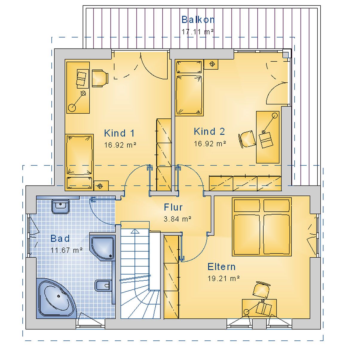 Pultdachhaus 148 m² DG