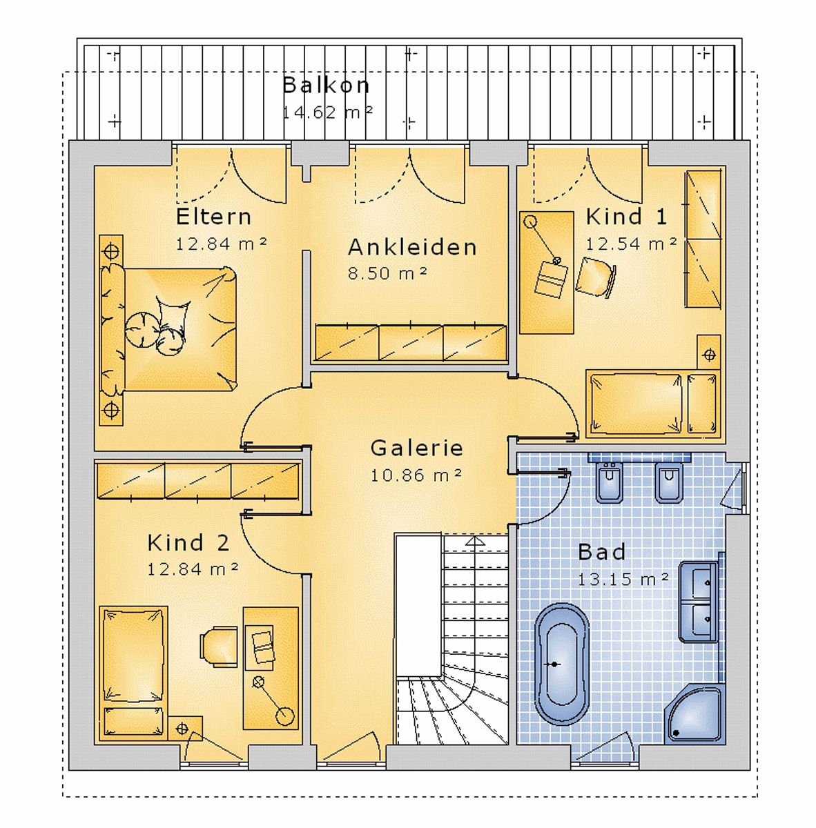 Pultdachhaus 152 m² DG