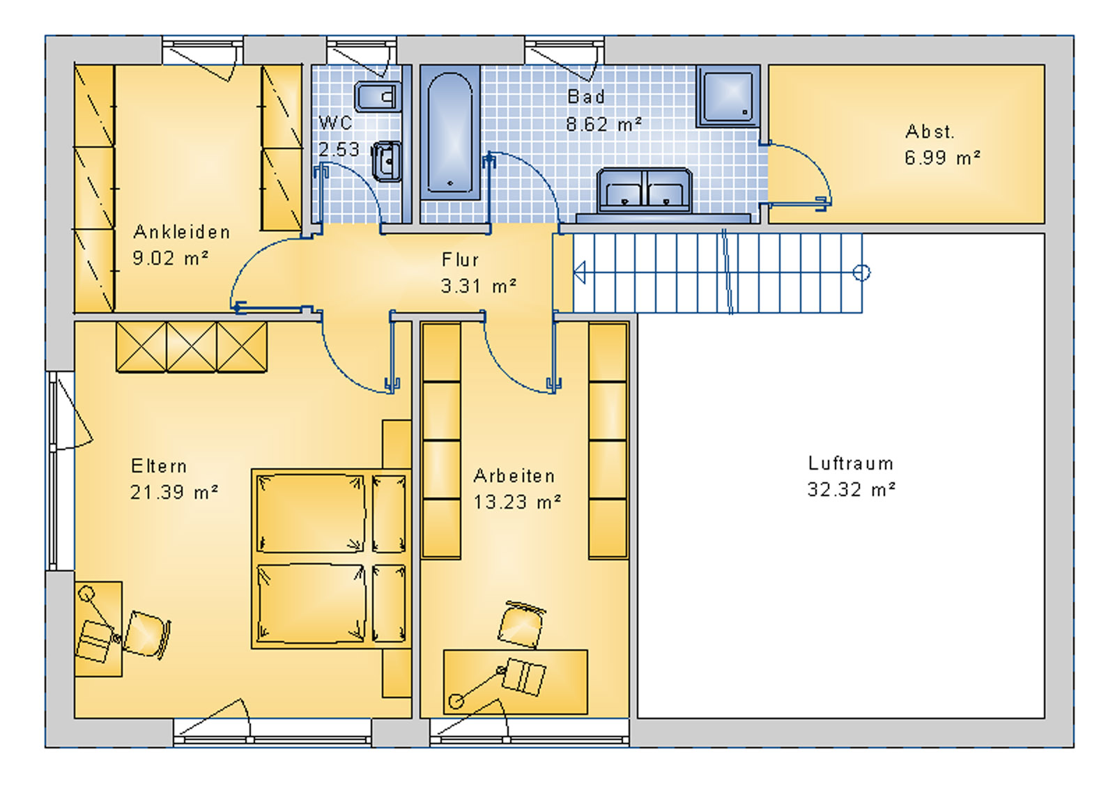 Pultdachhaus 155 m² DG