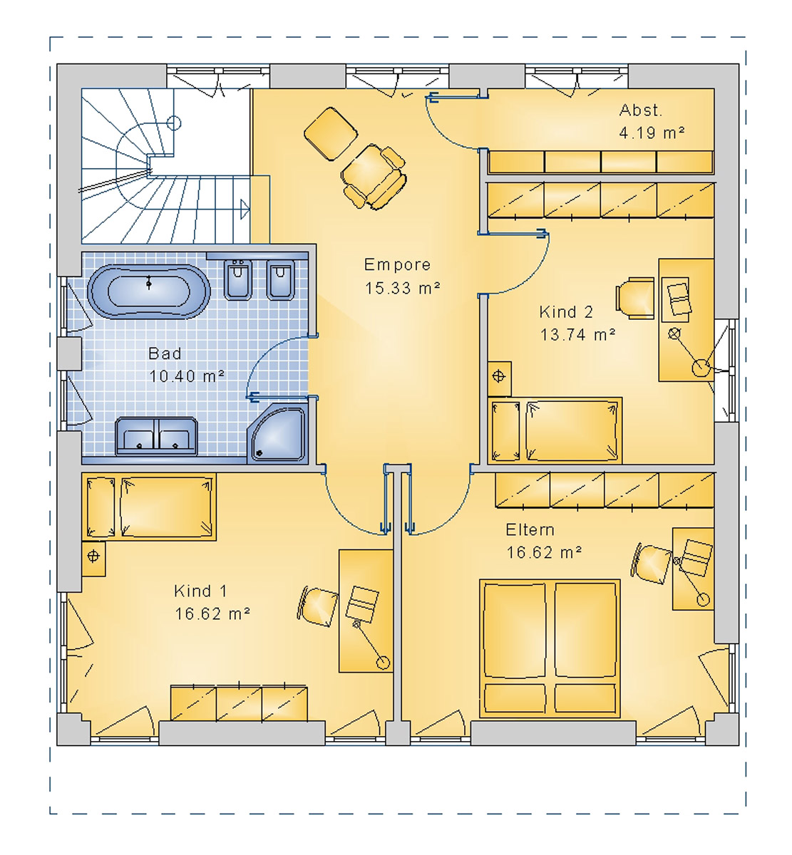 Pultdachhaus 156 m² DG