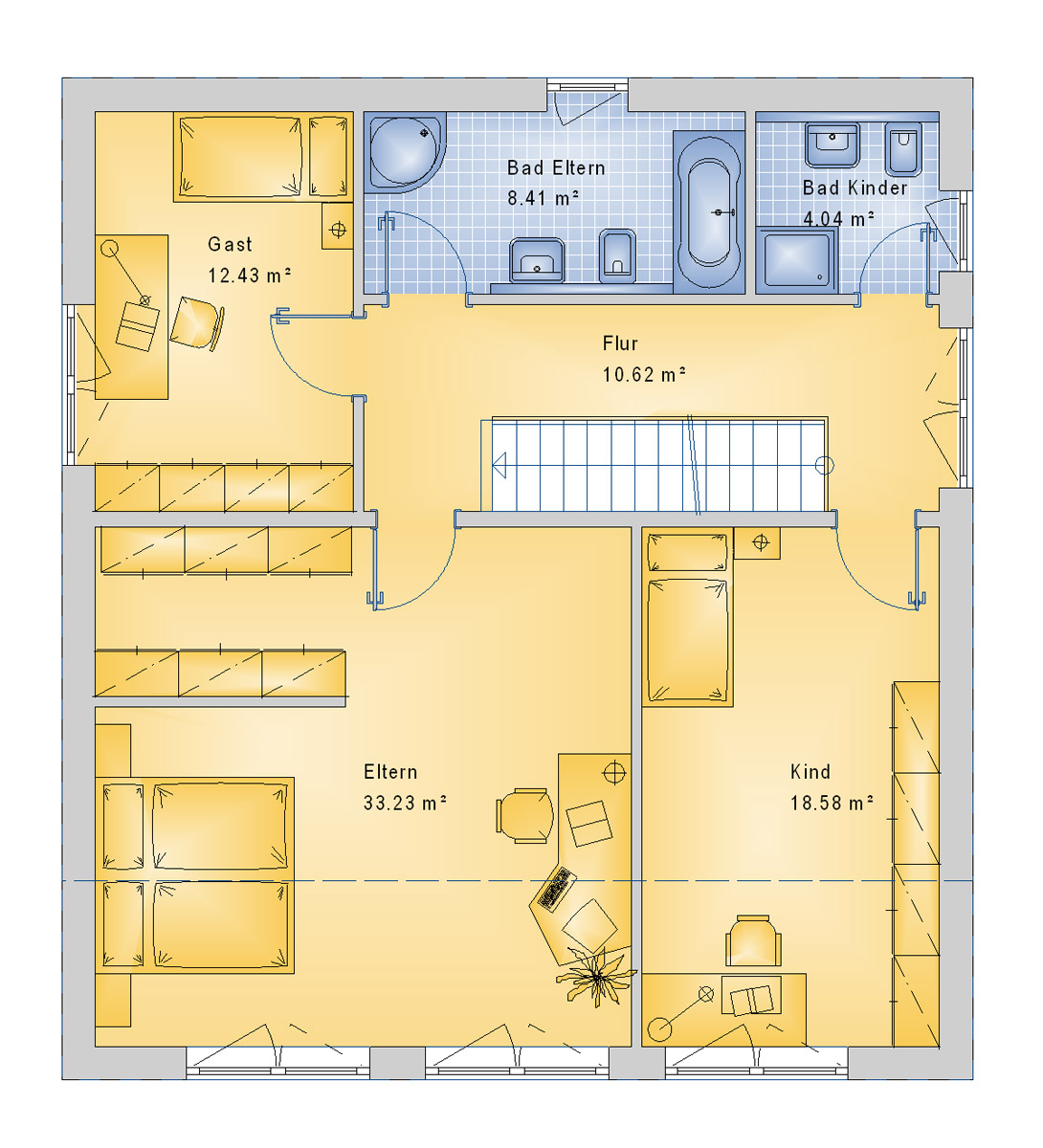 Pultdachhaus 174 m² DG