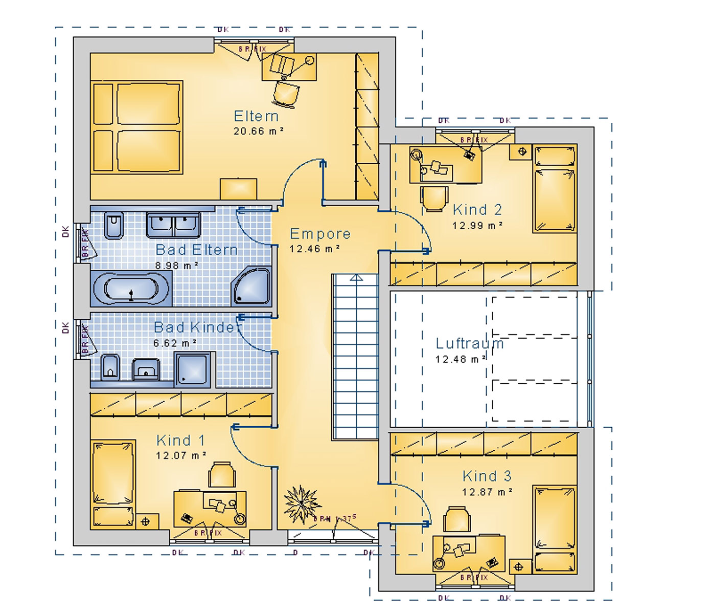 Pultdachhaus 189 m² DG