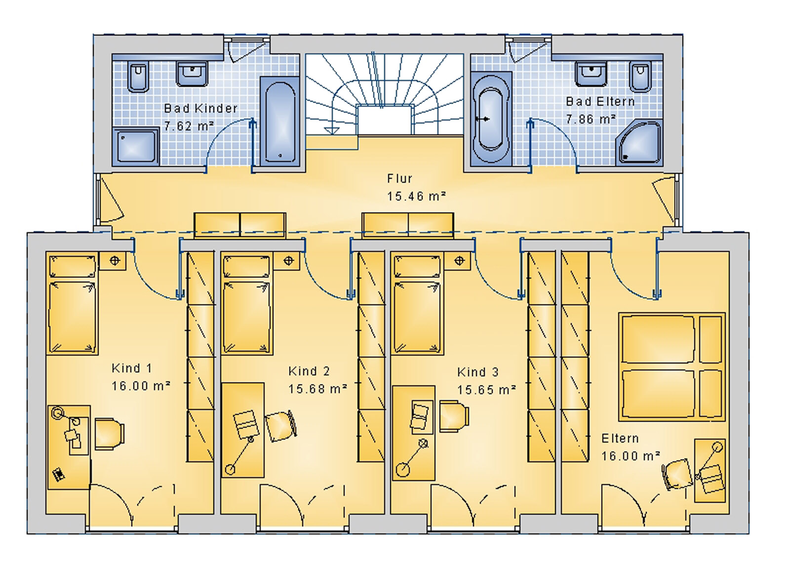 Pultdachhaus 191 m² DG