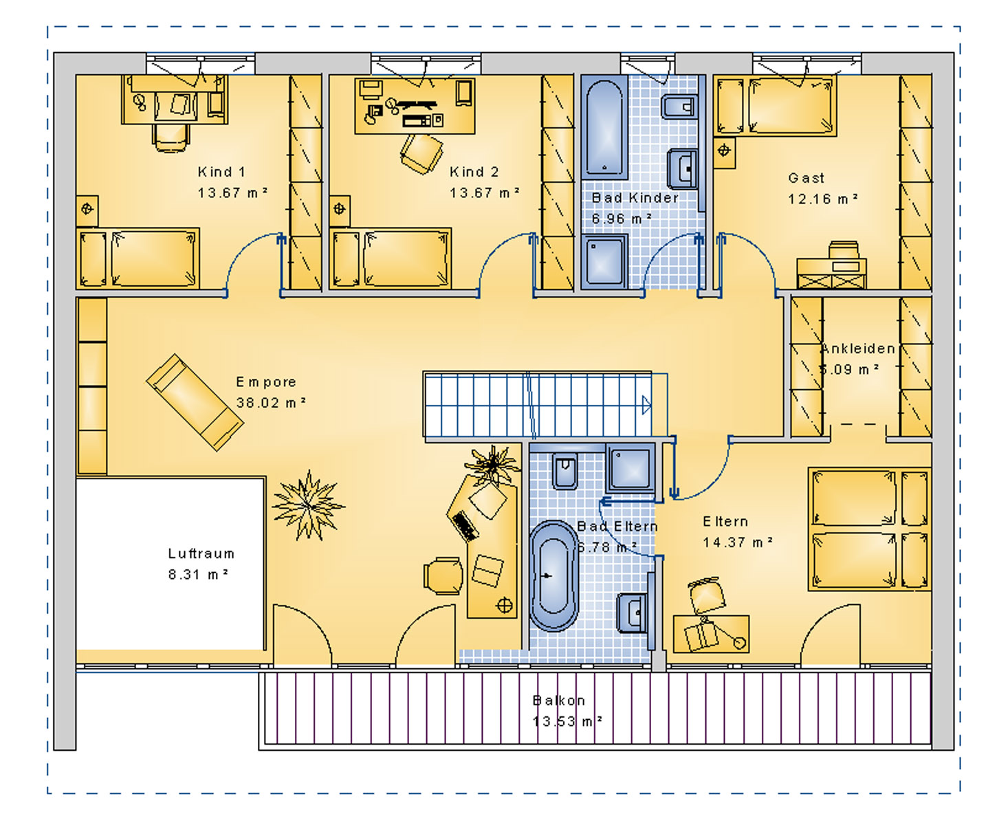 Pultdachhaus 238 m² DG