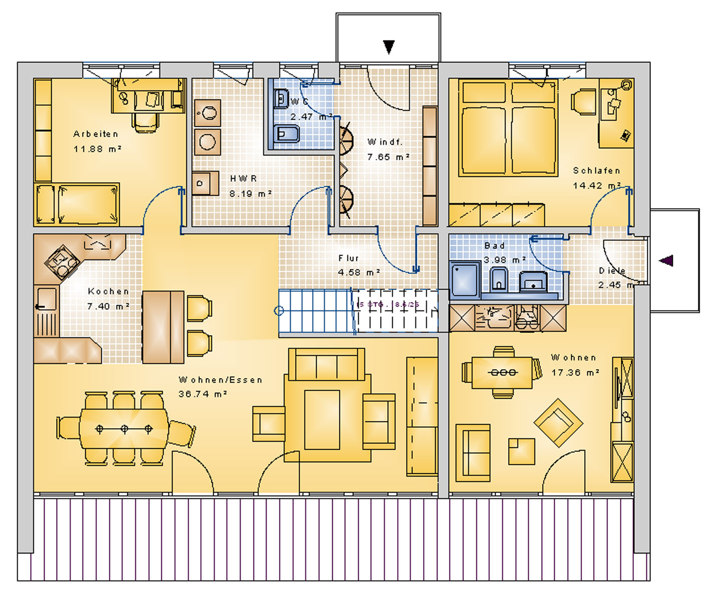 Pultdachhaus 238 m² EG