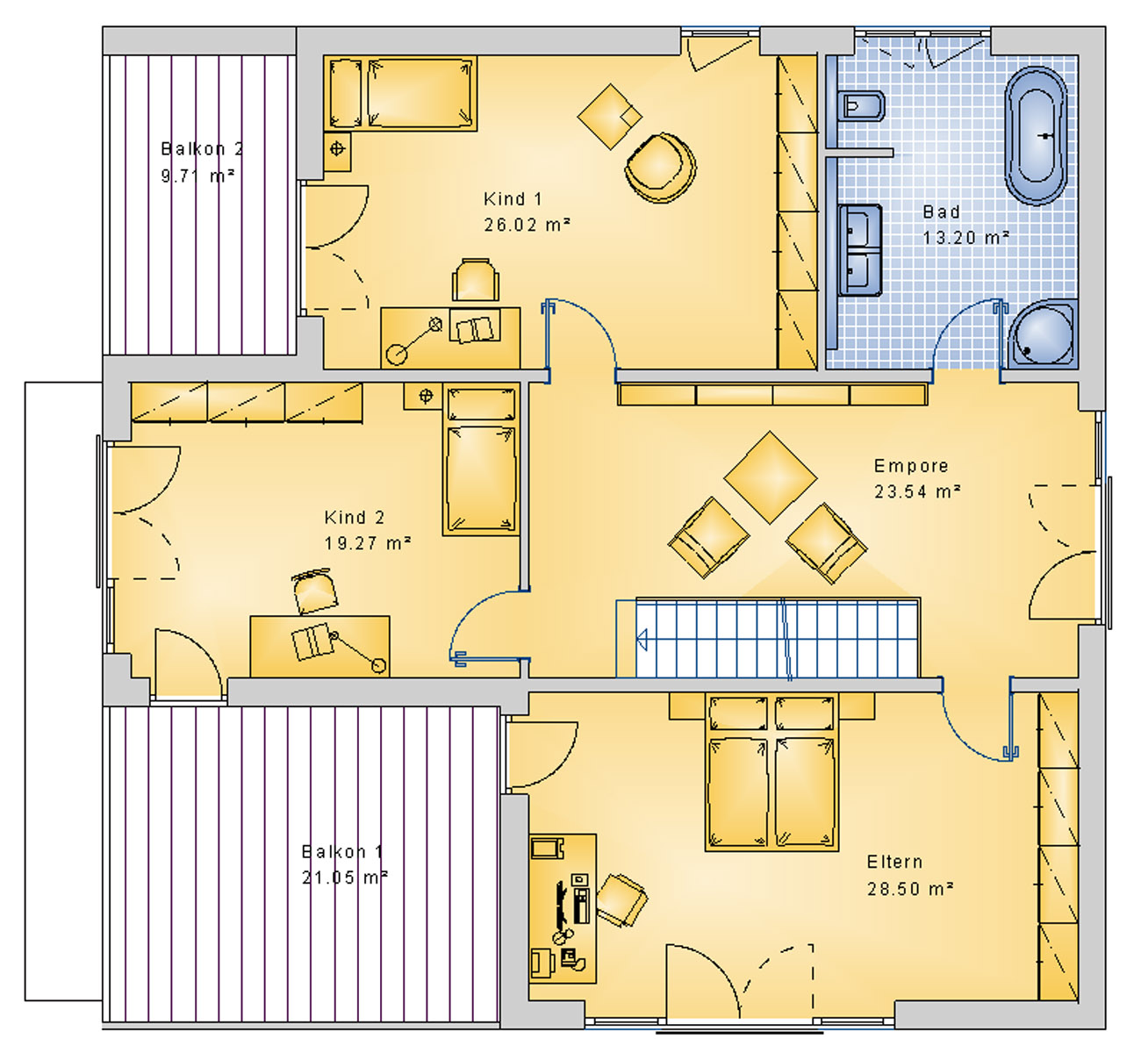 Pultdachhaus 258 m² DG