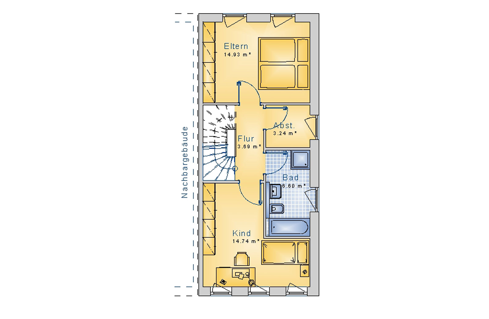 Reihenhaus 124 m² OG