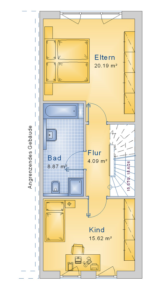 Reihenhaus 138 m² OG