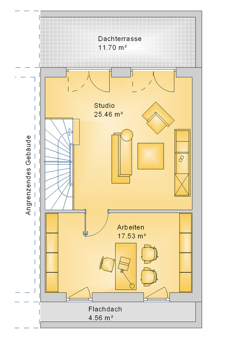 Reihenhaus 167 m² DG