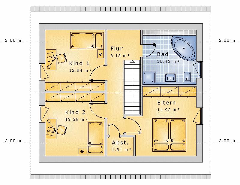 Satteldach 116 m² EG