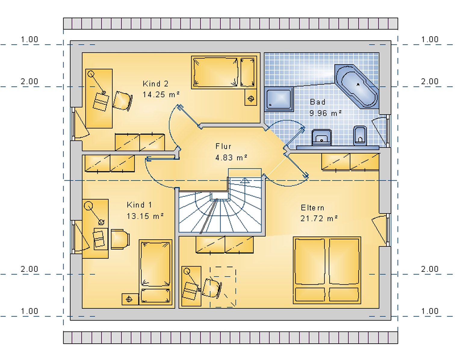 Satteldachhaus 118 m² DG