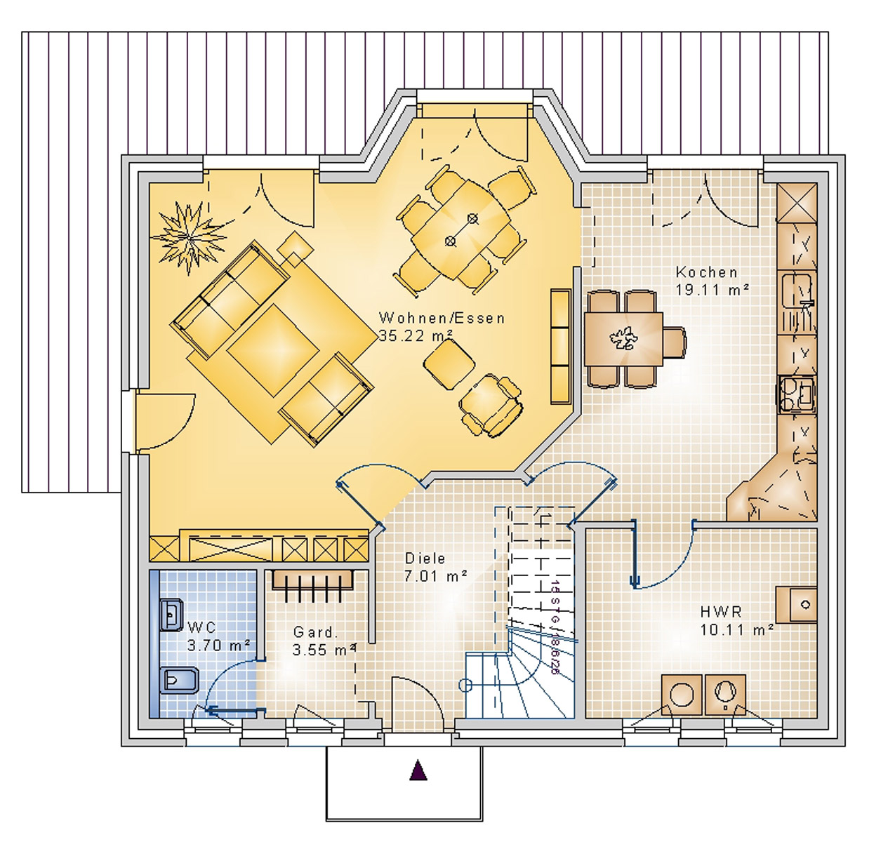 Satteldachhaus 137 m² EG