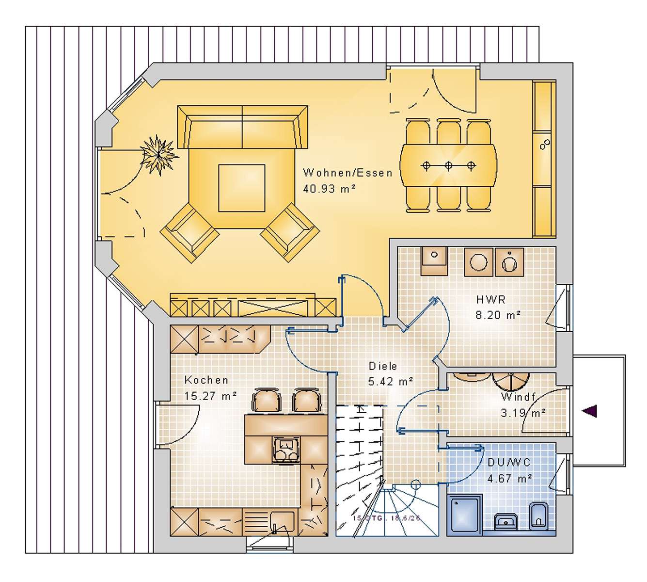 Satteldachhaus 141 m² EG