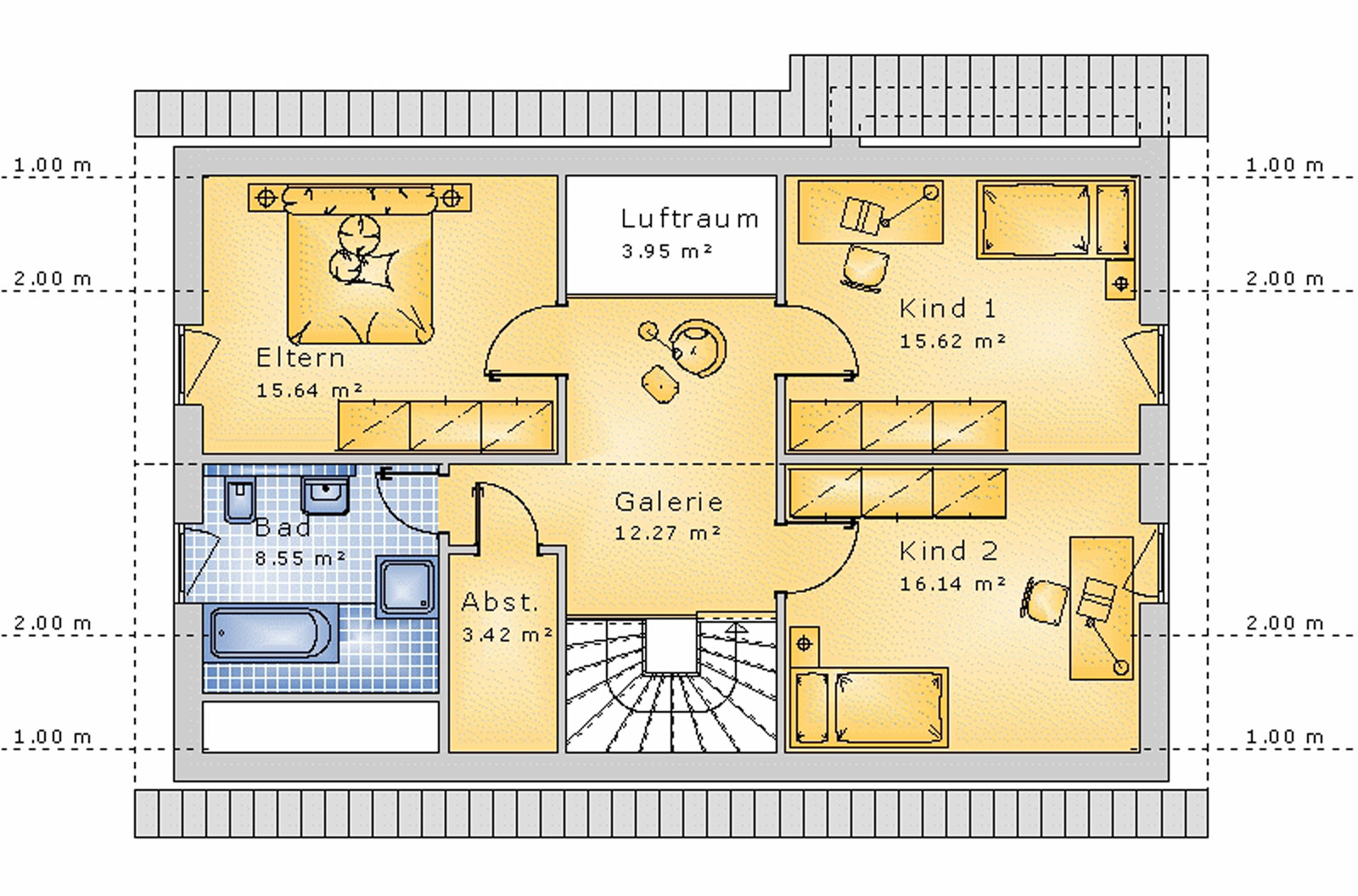 Satteldachhaus 143 m² DG