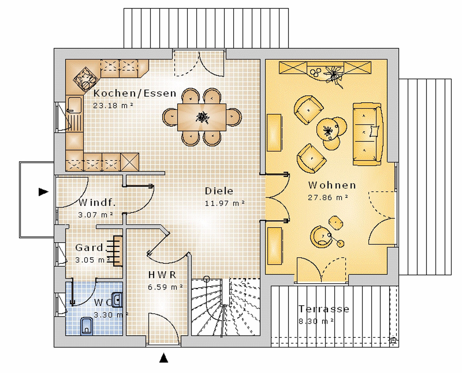 Satteldachhaus 145 m² EG