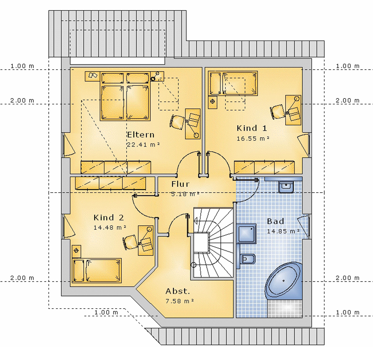 Satteldachhaus 158 m² DG