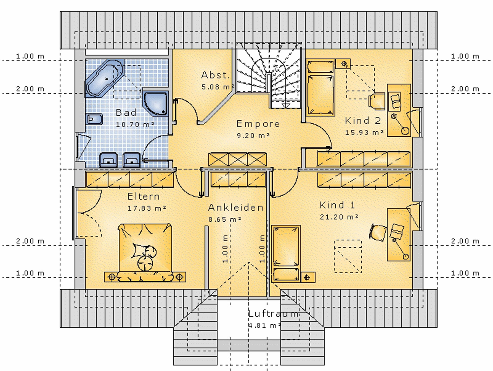 Satteldachhaus 163 m² DG