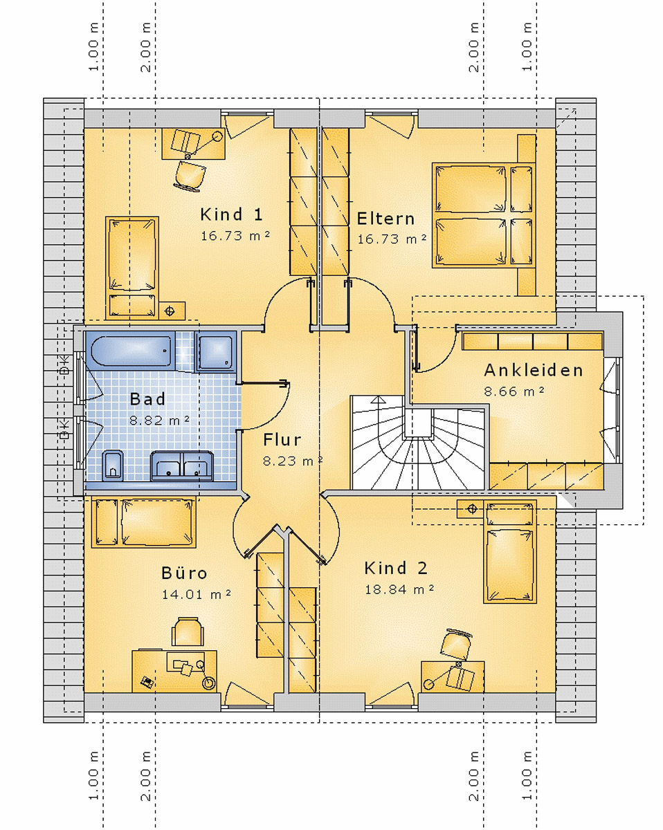 Satteldachhaus 169 m² DG