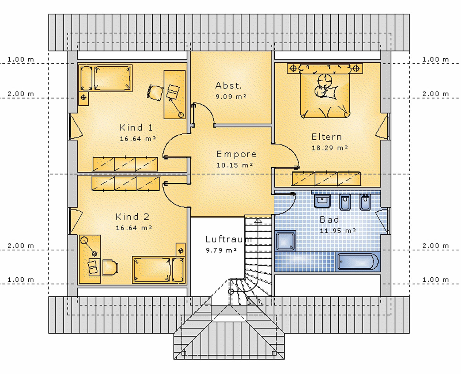 Satteldachhaus 171 m² DG