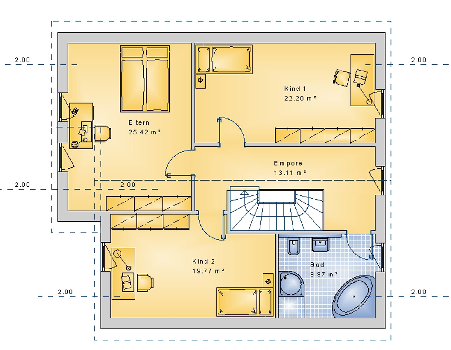 Satteldachhaus 172 m² DG