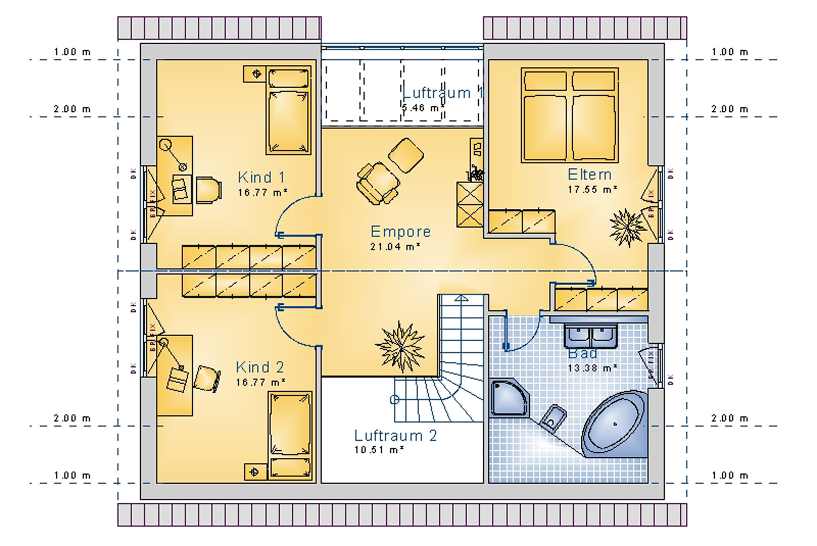 Satteldachhaus 173 m² DG