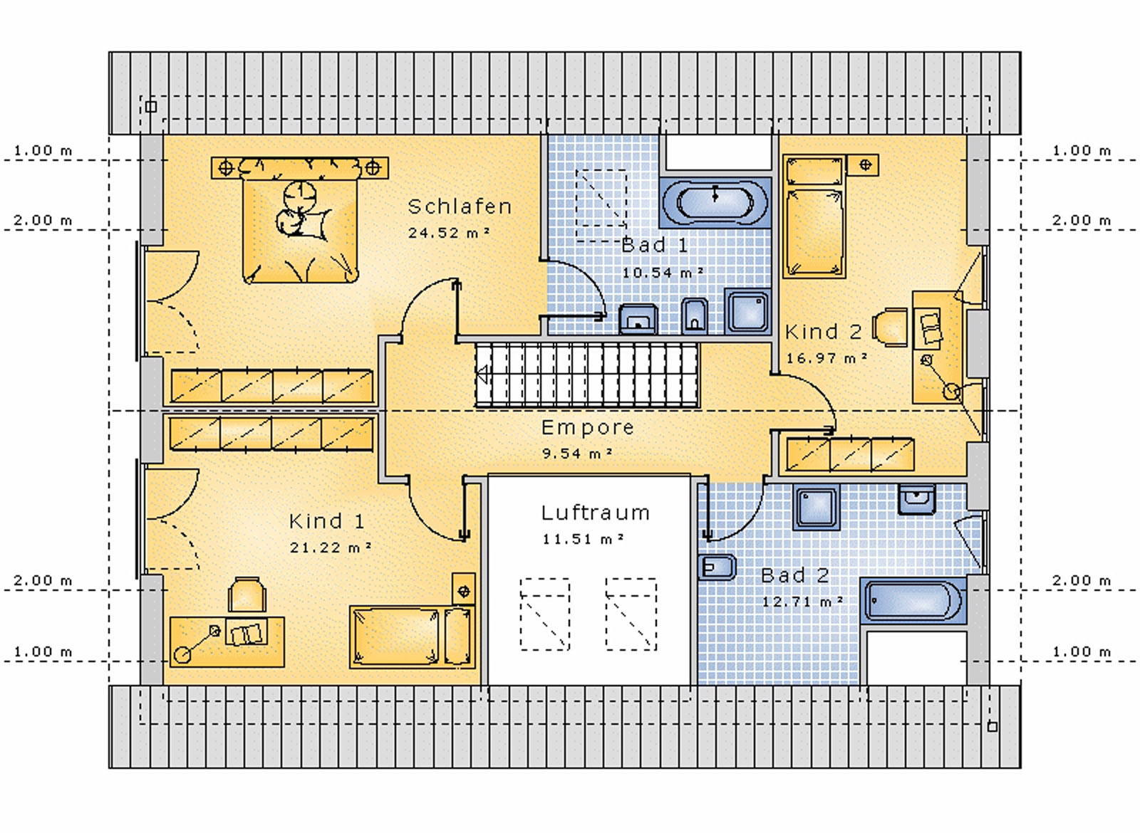 Satteldachhaus 174 m² DG