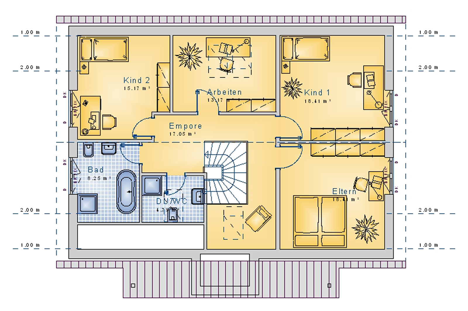 Satteldachhaus 182 m² DG