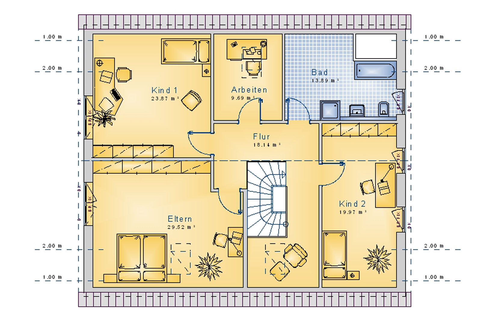 Satteldachhaus 210 m² DG