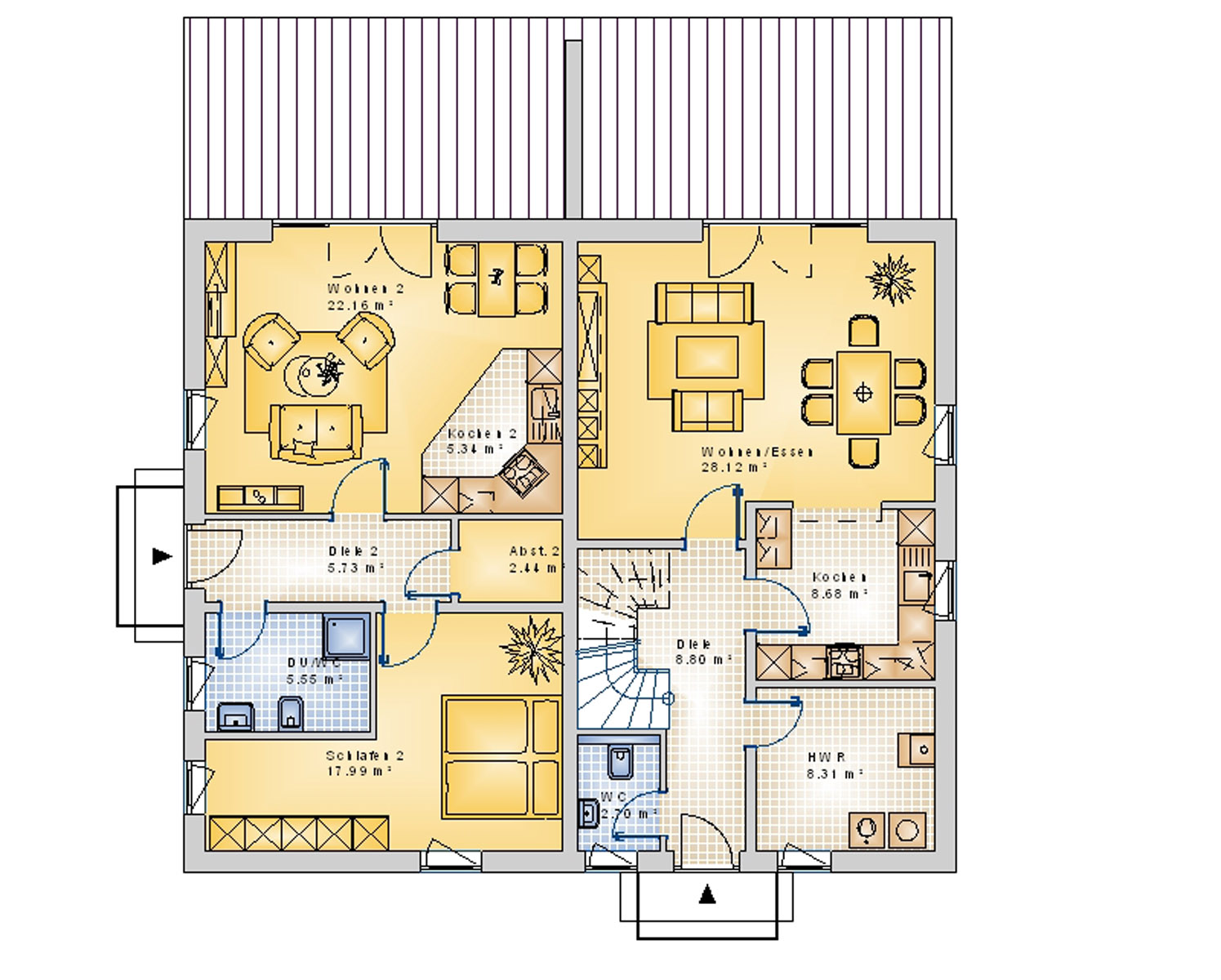 Satteldachhaus 210 m² EG