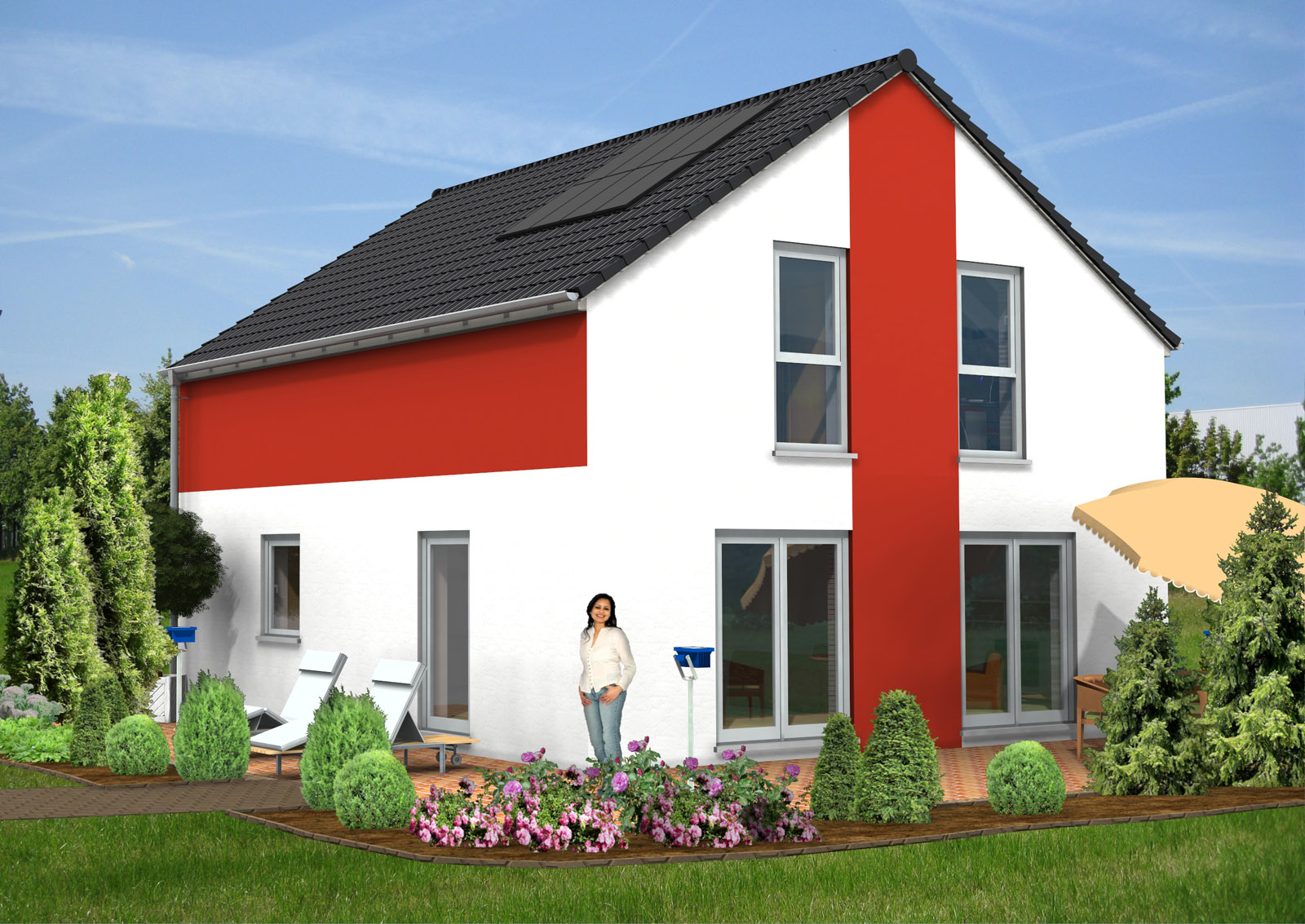 Stadthaus 103 m²  Ansicht 2