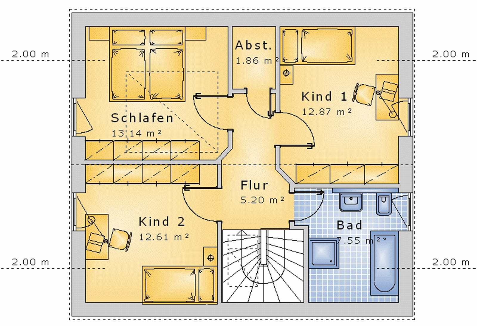 Stadthaus 103 m²  DG