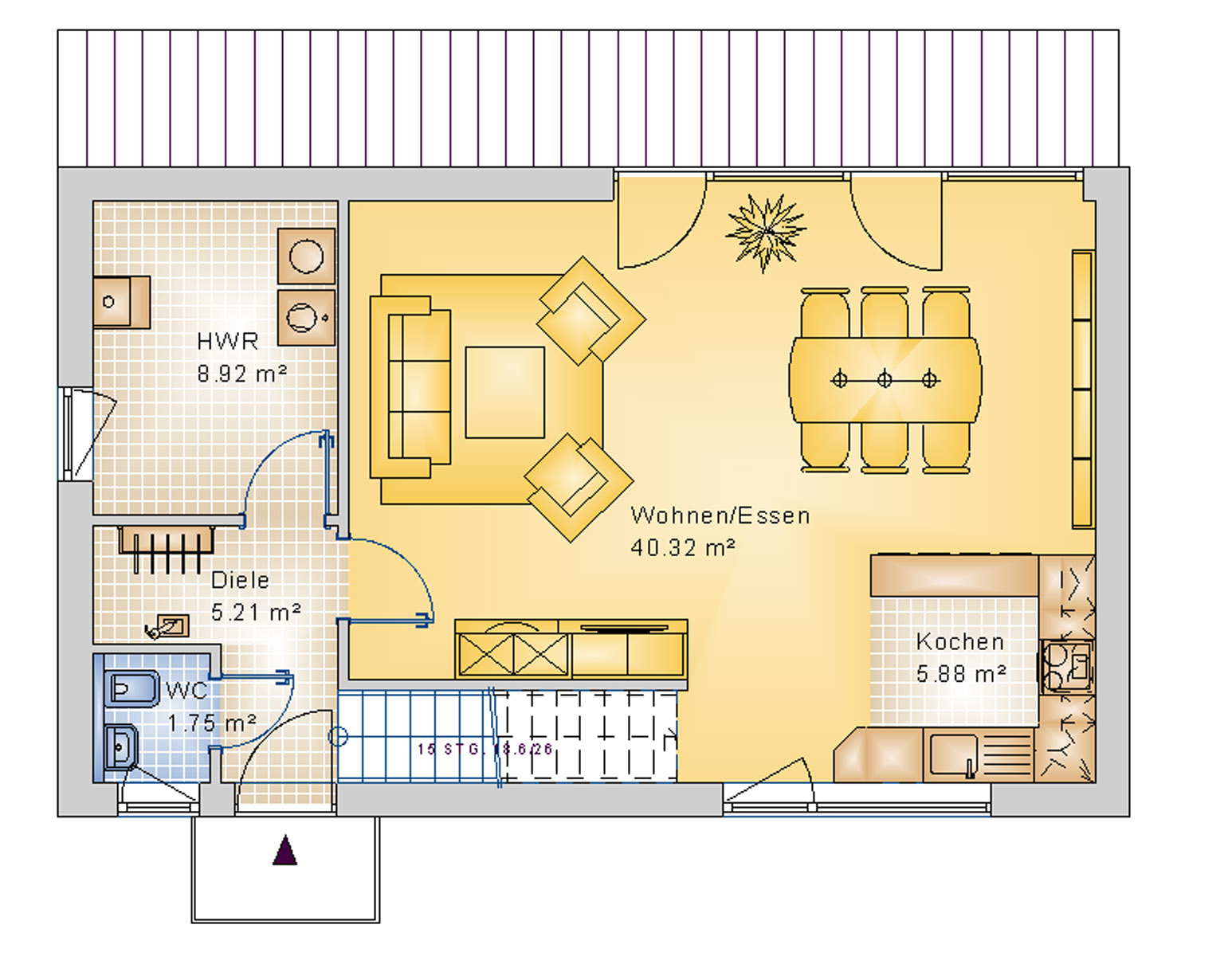 Stadthaus 124 m² EG