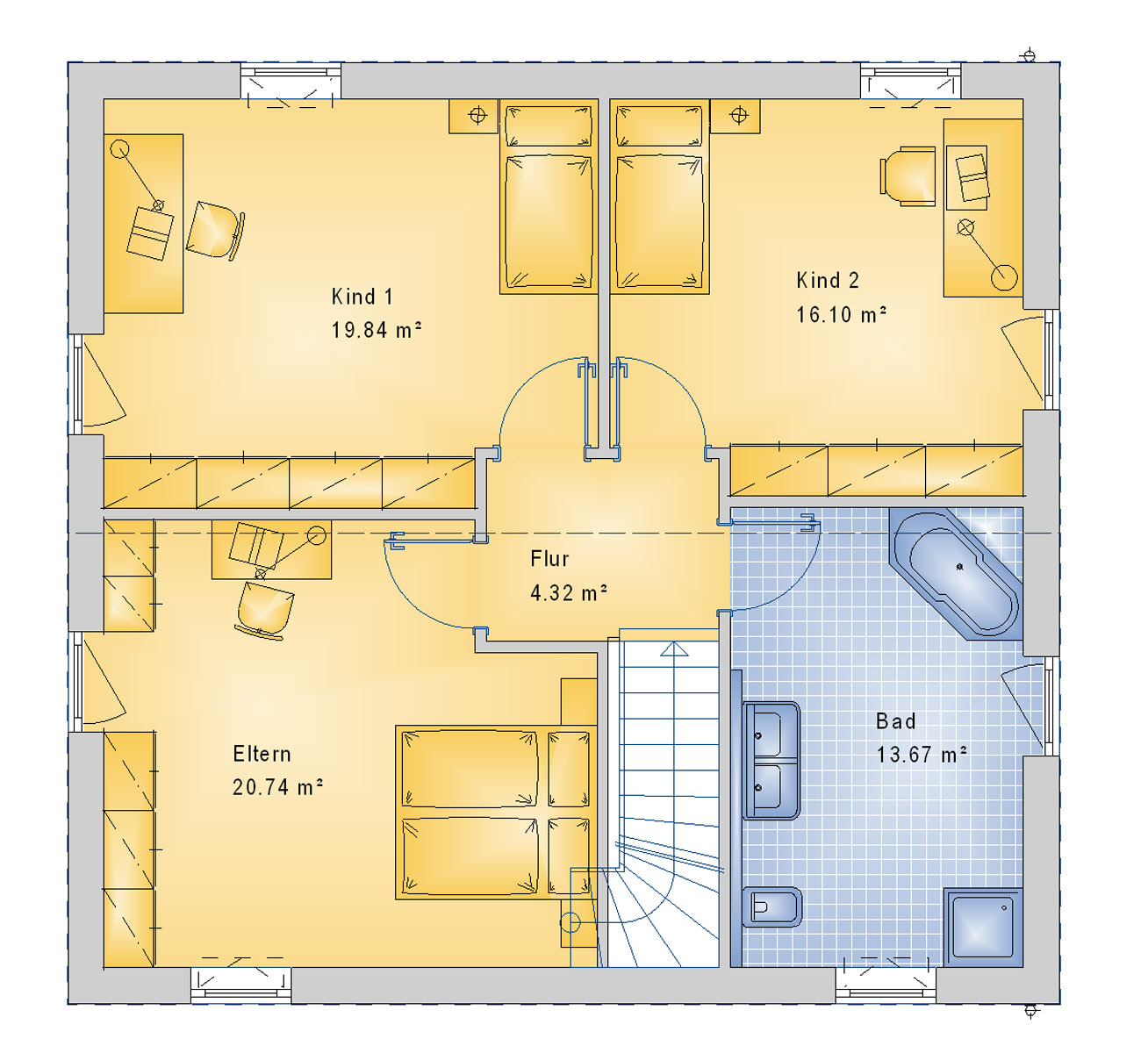 Stadthaus 146 m² DG